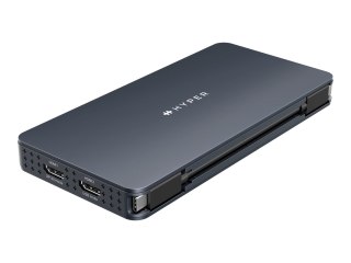 Hyper | HyperDrive Uniwersalna stacja dokująca Silicon Motion USB-C 10-w1 Dual HDMI | Ethernet LAN