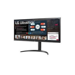 LG 34WP550-B 34" Monitor | IPS | UltraWide | Full HD | 21:9 | 5ms | 200 cd/m² | Czarny | Wyjście na słuchawki | 2x HDMI | 75Hz