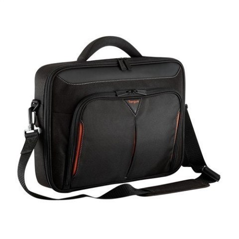 Targus | Pasuje do rozmiaru 14 " | Classic | Messenger - Briefcase | Black/Red | Pasek na ramię