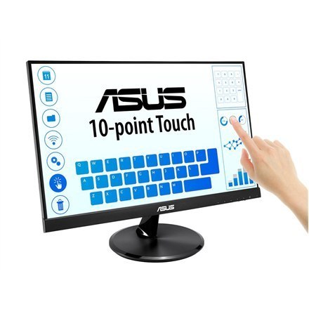 Asus | Touch LCD | VT229H | 21,5 " | Ekran dotykowy | IPS | FHD | Gwarancja 36 miesięcy | 5 ms | 250 cd/m² | Czarny | Porty HDMI