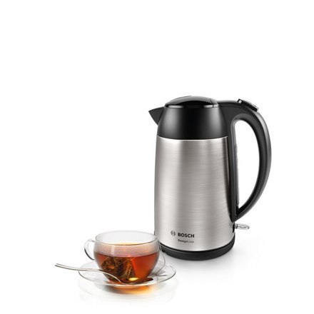 Bosch | Kettle | DesignLine TWK3P420 | Electric | 2400 W | 1.7 L | Stainless steel | 360° rotational base | Stainless steel/Blac