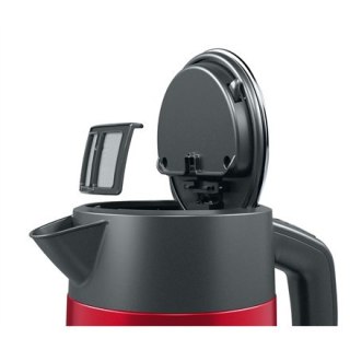 Bosch | Kettle | DesignLine TWK4P434 | Electric | 2400 W | 1.7 L | Stainless steel | 360° rotational base | Red/Black