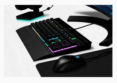 Corsair | Rubber Dome | K55 RGB PRO | Gaming Keyboard | Gaming Keyboard | RGB LED light | US | Wired | Black