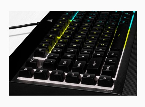 Corsair | Rubber Dome | K55 RGB PRO | Gaming Keyboard | Gaming Keyboard | RGB LED light | US | Wired | Black