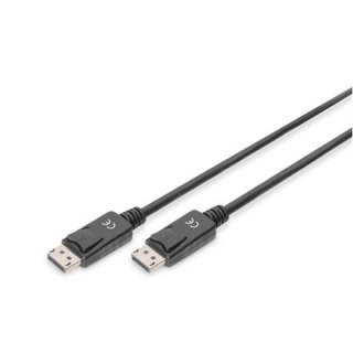 Digitus | Kabel DisplayPort | Męski | 20-pinowy DisplayPort | Męski | Czarny | 20-pinowy DisplayPort | 2 m