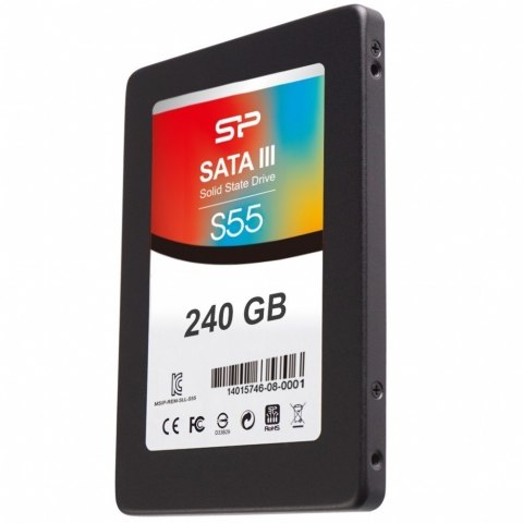 Dysk SSD Silicon Power Slim S55 240 GB SATA 550 MB/s odczyt 450 MB/s z gwarancją 36 miesięcy