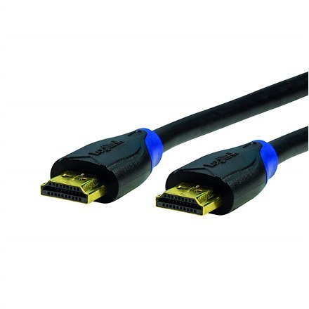 Kabel HDMI Logilink | Wysoka prędkość z funkcją Ethernet | Męski | 19 pin HDMI typ A | Męski | 19 pin HDMI typ A | 1 m | Czarny