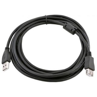 Kabel USB przedłużający Cablexpert | Męski 4-pin USB Typ A | Żeński 4-pin USB Typ A | Czarne | Długość 3 m