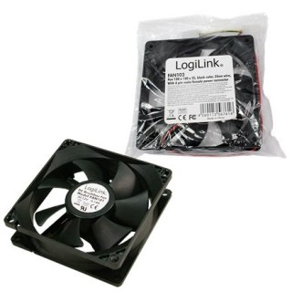 Logilink | FAN103 | Czarny | Wentylator obudowy