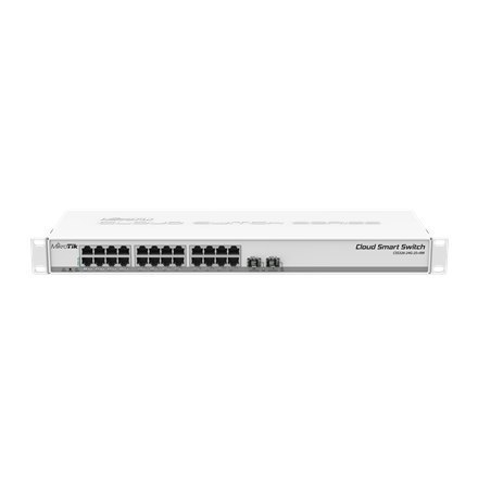 MikroTik | Cloud Smart Switch | CSS326-24G-2S+RM | Managed L2 | Rackmountable | 1 Gbps (RJ-45) ports quantity 24 | SFP+ ports qu