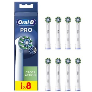 Oral-B | Wymienne główki szczoteczki do zębów | EB50RX-8 Cross Action Pro | Główki | Dla dorosłych | Liczba główek szczoteczki w