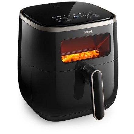 Philips XL Airfryer | HD9257/80 | Moc 1700 W | Pojemność 5,6 l | Technologia Rapid Air | Czarny