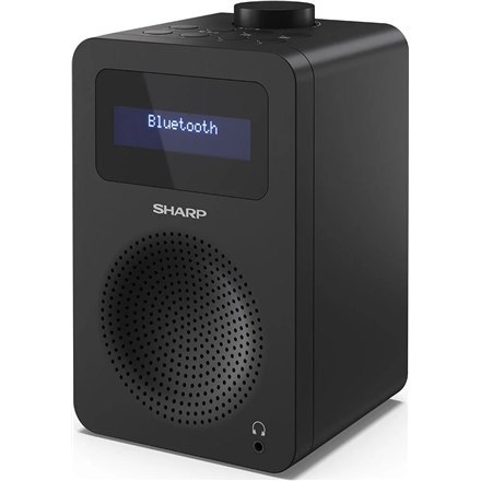 Sharp DR-430(BK) Radio cyfrowe, FM/DAB/DAB+, Bluetooth 5.0, Midnight Black Sharp | Midnight Black | DR-430(BK) | Radio cyfrowe |