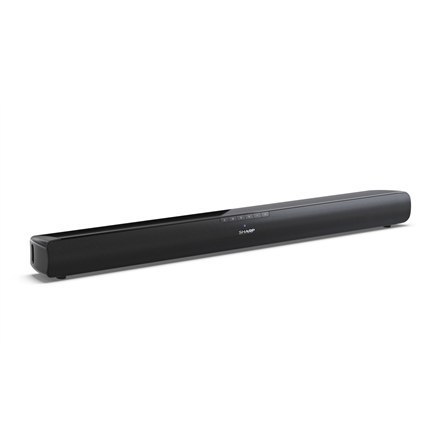 Sharp HT-SB100 2.0 Soundbar do telewizorów powyżej 32", HDMI ARC/CEC, wejście Aux, optyczne, Bluetooth, USB, 80 cm, błyszcząca c