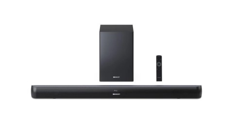 Sharp HT-SBW202 2.1 Soundbar z bezprzewodowym subwooferem do telewizorów powyżej 40", HDMI ARC/CEC, Aux-in, optyczny, Bluetooth,