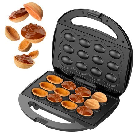 Adler Nut Cookie Maker | AD 3071 | 750 W | Liczba ciastek 12 | Orzechy | Czarny