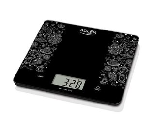 Adler | Waga kuchenna | AD 3171 | Maksymalna waga (nośność) 10 kg | Podziałka 1 g | Typ wyświetlacza LCD | Czarny