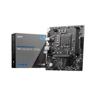 MSI | PRO H610M-E DDR4 | Rodzina procesorów Intel | Gniazdo procesora LGA1700 | DDR4 DIMM | Gniazda pamięci 2 | Obsługiwane inte