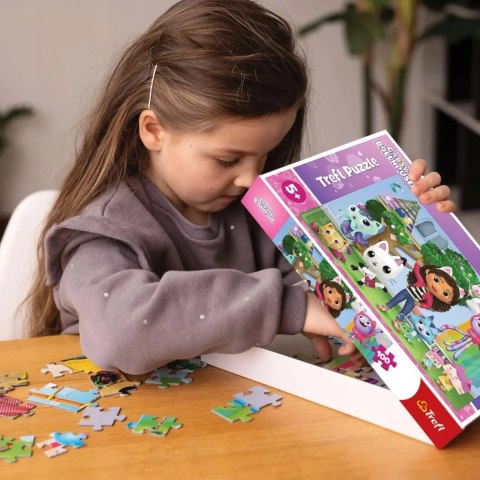 Puzzle Koci Domek Gabi 100 elementów Trefl 16464