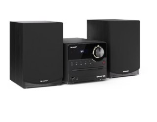 Sharp XL-B512(BK) Mikrosystem Hi-Fi, CD/FM/USB/Bluetooth v5.0, 45W, czarny Sharp | Mikrosystem Hi-Fi | XL-B512(BK) | Port USB |