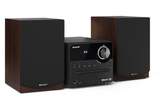 Sharp XL-B512(BR) Mikrosystem Hi-Fi, CD/FM/USB/Bluetooth v5.0, 45W, brązowy Sharp | Mikrosystem Hi-Fi | XL-B512(BR) | Port USB |