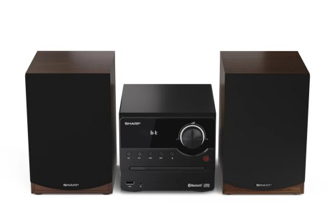 Sharp XL-B512(BR) Mikrosystem Hi-Fi, CD/FM/USB/Bluetooth v5.0, 45W, brązowy Sharp | Mikrosystem Hi-Fi | XL-B512(BR) | Port USB |