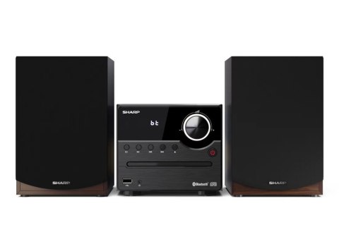 Sharp XL-B512(BR) Mikrosystem Hi-Fi, CD/FM/USB/Bluetooth v5.0, 45W, brązowy Sharp | Mikrosystem Hi-Fi | XL-B512(BR) | Port USB |