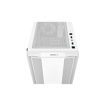 Deepcool | ARGB Micro-ATX CASE | CC360 | White | Mini-ITX / Micro-ATX | Zasilacz w zestawie Nie | ATX PS2 （maksymalna długość: 1