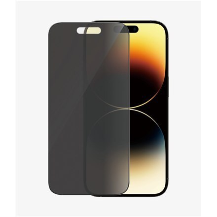 PanzerGlass | Ochraniacz ekranu - szkło - z filtrem prywatności | Apple iPhone 14 Pro | Czarny | Przezroczysty