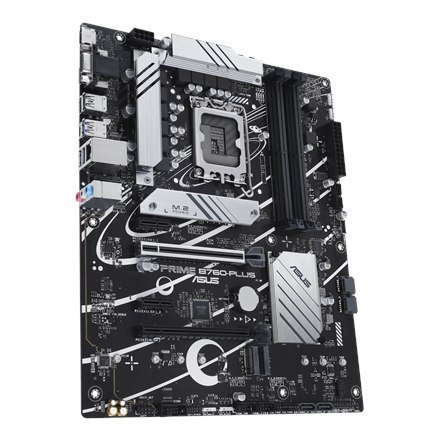 Asus | PRIME B760-PLUS | Gniazdo procesora LGA1700 Socket | Typ chipsetu Intel B760 | Technologia obsługiwanej pamięci RAM DDR5