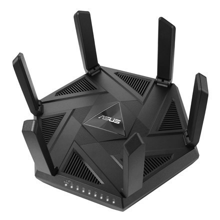 Asus | Wifi 6 802.11ax Tri-band Gigabit Gaming Router | RT-AXE7800 | 802.11ax | 574+4804+2402 Mbit/s | 10/100/1000 Mbit/s | Ethe