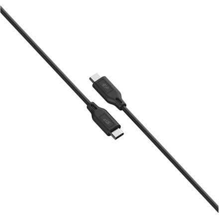 Kabel Silicon Power | USB-C | Męski | 24-pinowy USB-C | Męski | Czarny | 24-pinowy USB-C | 1 m