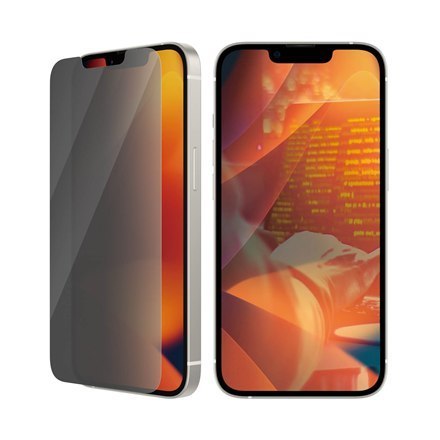 PanzerGlass | Ochraniacz ekranu - szkło - z filtrem prywatności | Apple iPhone 13, 13 Pro, 14 | Czarny | Przezroczysty