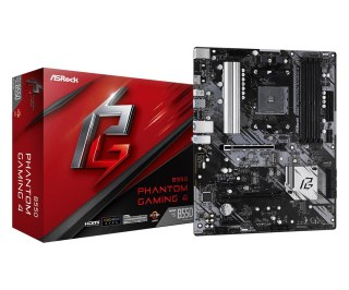 ASRock | B550 PHANTOM GAMING 4 | Rodzina procesorów AMD | Gniazdo procesora AM4 | DDR4 DIMM | Obsługiwane interfejsy dysków twar