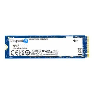 Kingston SSD | NV3 | 1000 GB | SSD form factor M.2 2280 | Solid-state drive interface PCIe NVMe Gen 4.0 (x4) | Read speed 6000 M