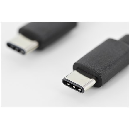 Digitus | Kabel USB-C | Męski | 24-pinowy USB-C | Męski | Czarny | 24-pinowy USB-C | 1 m