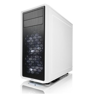 Fractal Design | Focus G | FD-CA-FOCUS-WT-W | Okno boczne | Lewy panel boczny - Szkło hartowane | Biały | ATX | Zasilacz w zesta