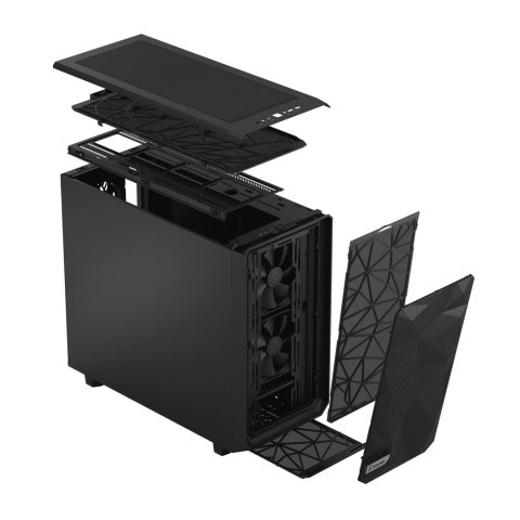 Fractal Design | Meshify 2 | Black Solid | Zasilacz w zestawie | ATX