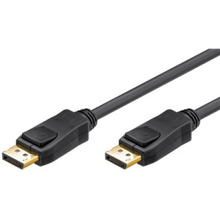 Goobay | Kabel DisplayPort | Męski | 20 pin DisplayPort | Męski | 20 pin DisplayPort | 2 m | Czarny