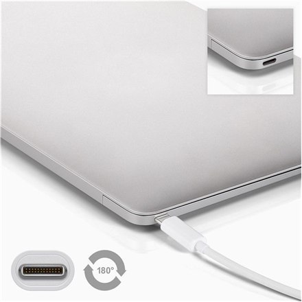 Goobay | Kabel USB-C | Męski | 24-pinowy USB-C | Męski | 24-pinowy USB-C | 1 m