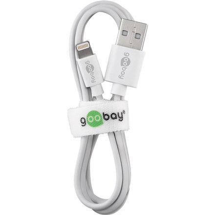 Goobay | Męski | 4-pinowy USB Typ A | Męski | Biały | Apple Lightning | 1 m