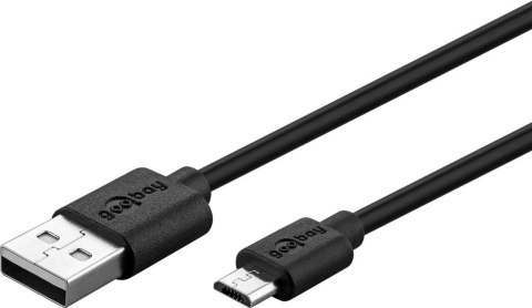 Goobay | Męski | 4-pinowy USB typu A | Męski | 5-pinowy Micro-USB typu B | 1 m