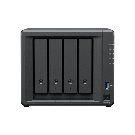 Synology | Tower NAS | DS423+ | Intel Celeron | J4125 | Częstotliwość procesora 2,7 GHz | 2 GB | DDR4