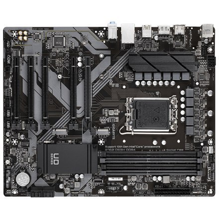 Gigabyte | B760 DS3H DDR4 1.0 M/B | Rodzina procesorów Intel | Gniazdo procesora LGA1700 | DDR4 DIMM | Gniazda pamięci 4 | Obsłu