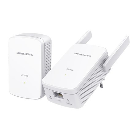 Mercusys | AV1000 Gigabit Powerline Wi-Fi Kit | MP510 KIT | 1000 Mbit/s | Porty Ethernet LAN (RJ-45) 1 | 802.11n