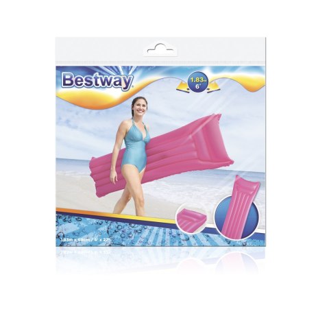 Bestway 44007 MATERAC PLAŻOWY MATOWY 183cm x 69cm NIEBIESKI