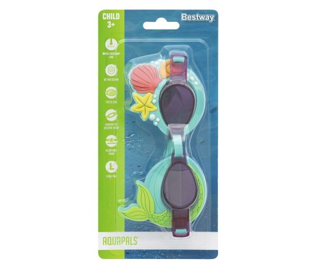 Bestway 21080 Okulary do pływania AquaPals Syrenka